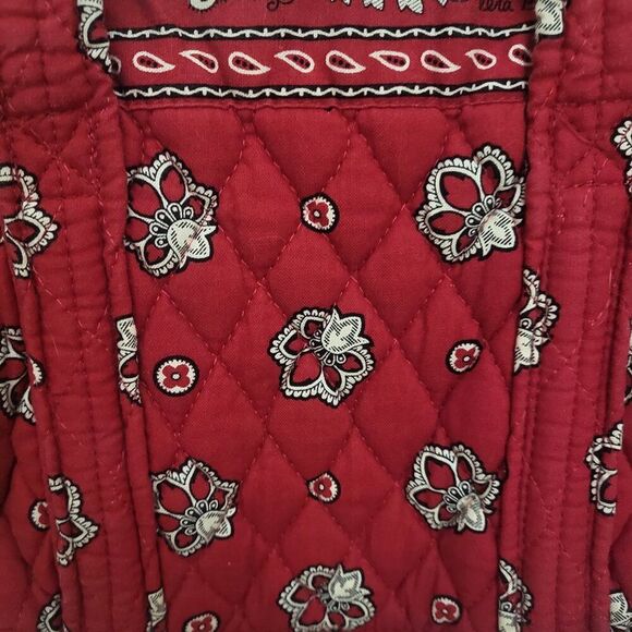 Vintage Retired Vera Bradley "Red Bandana" Shoulder Bag - Picture 6 of 9